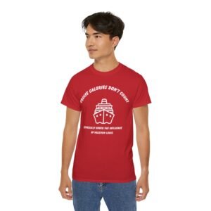 Cruise Calories Don't Count - <br> Especially Under The Influence of Vacation Logic. <br><br> Cruise Tee - Men's Women Unisex T-Shirt WT-CCDC002